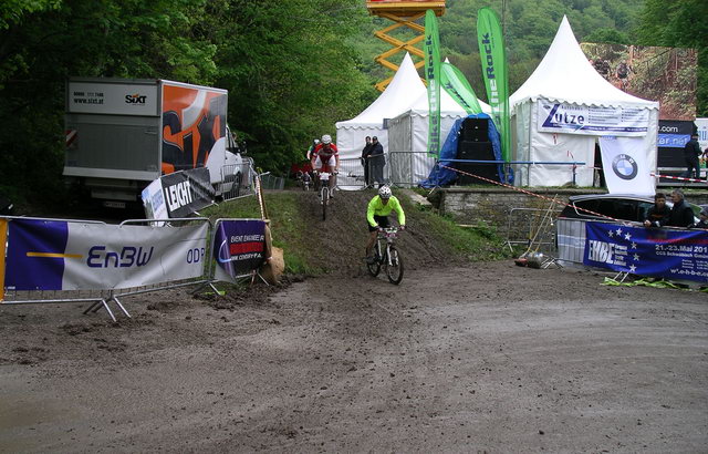 Schmierige Strecke
