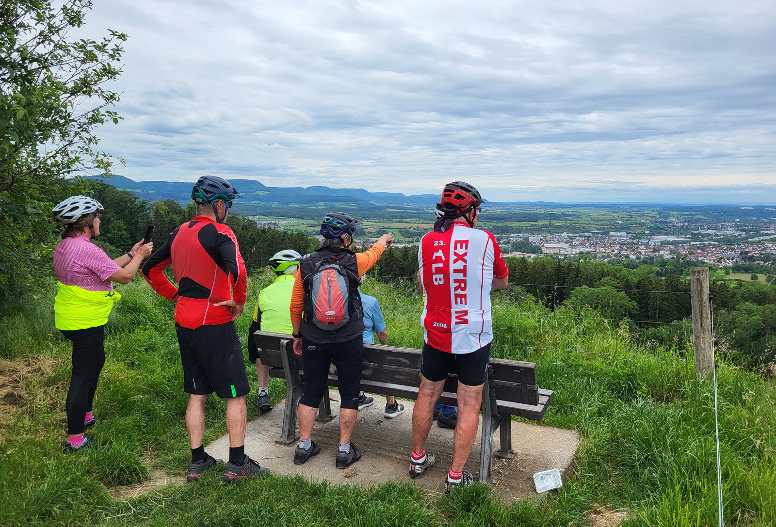 Mittwochsradler unterwegs zum Staufeneck