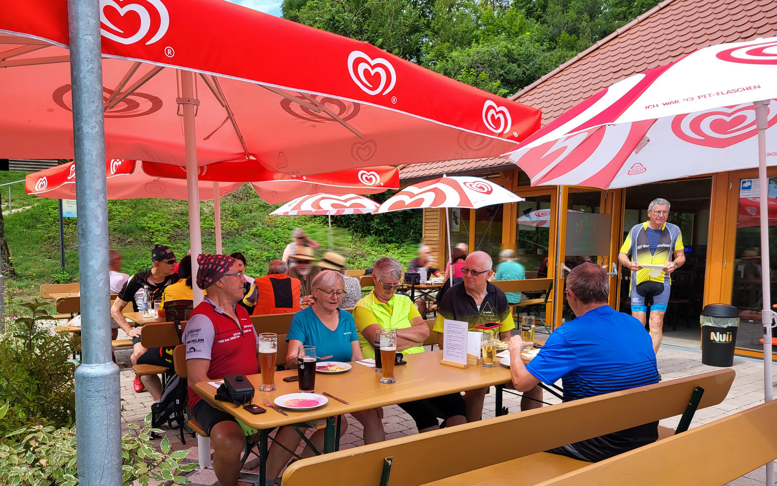 Mittwochsradler unterwegs zum Härtsfeldsee