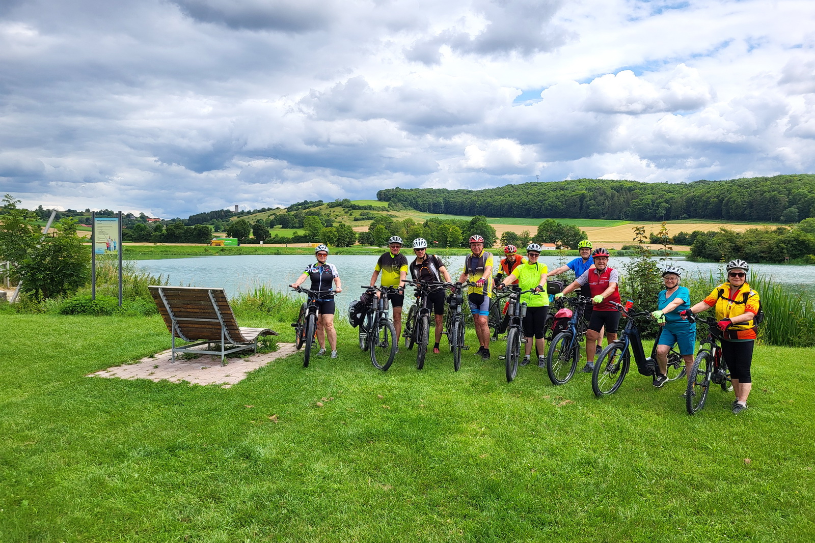 Mittwochsradler unterwegs zum Härtsfeldsee