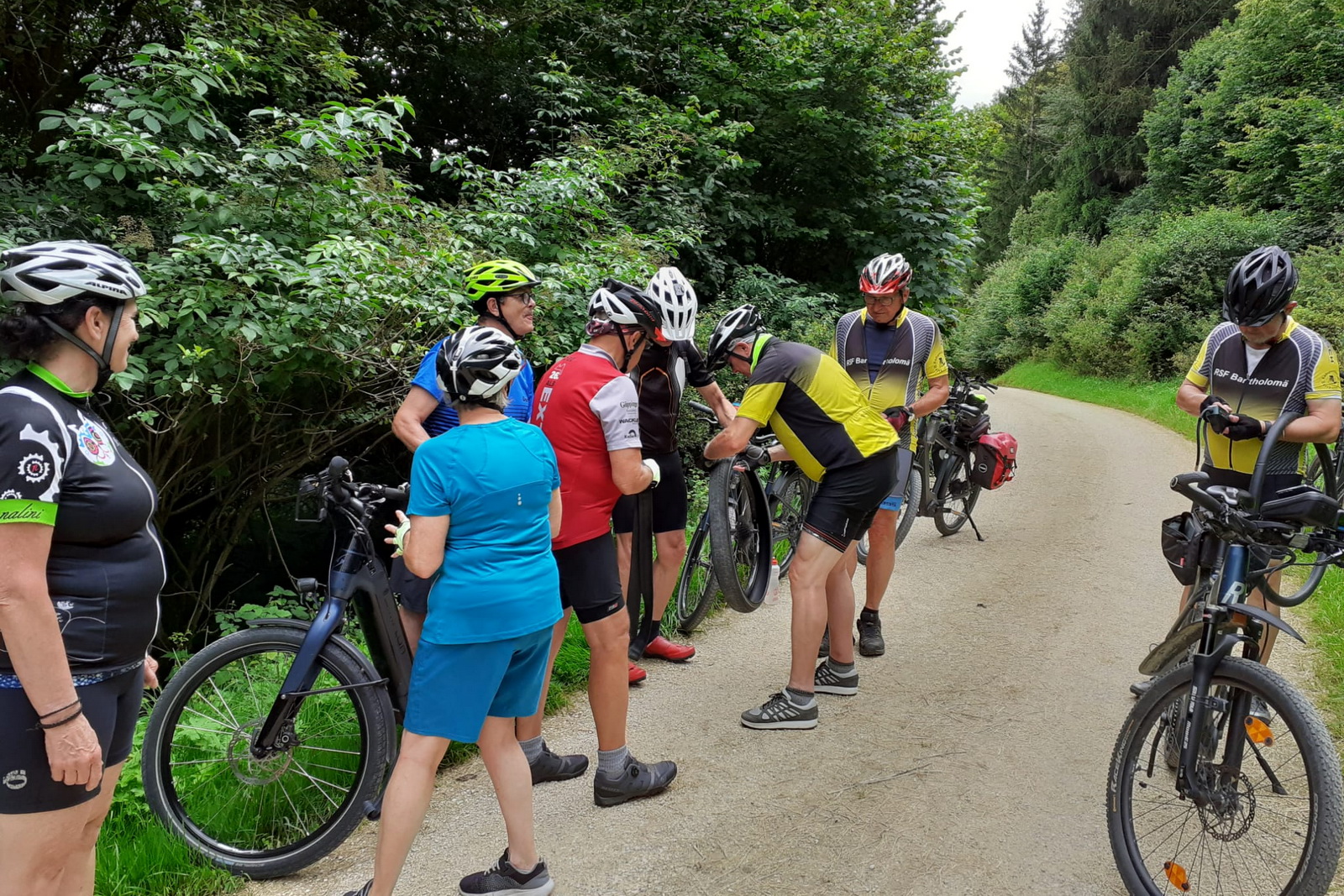 Mittwochsradler unterwegs zum Härtsfeldsee