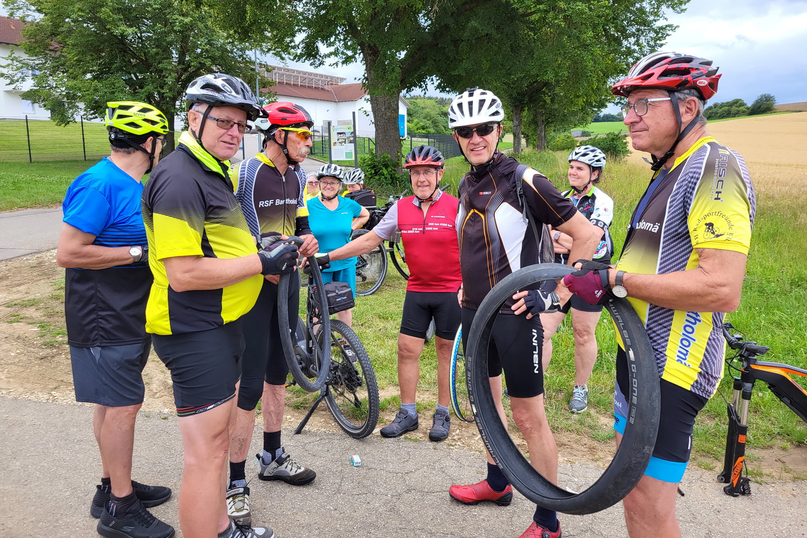 Mittwochsradler unterwegs zum Härtsfeldsee