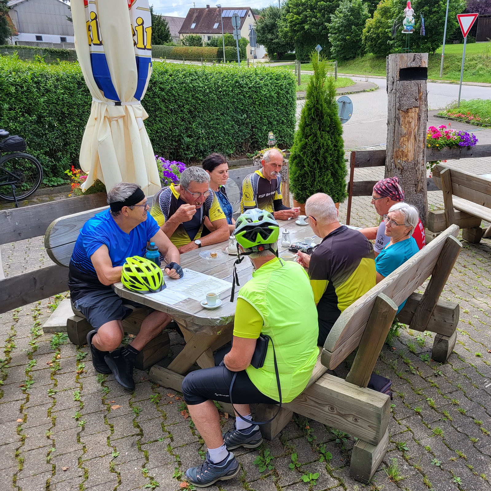 Mittwochsradler unterwegs zum Härtsfeldsee