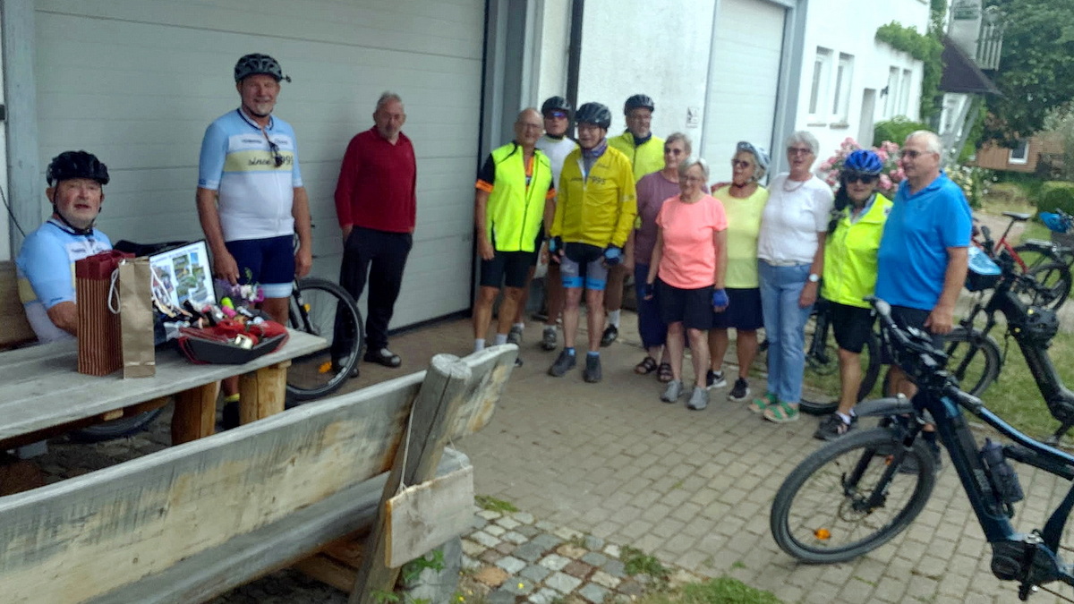 Mittwochsradler unterwegs nach Dettingen