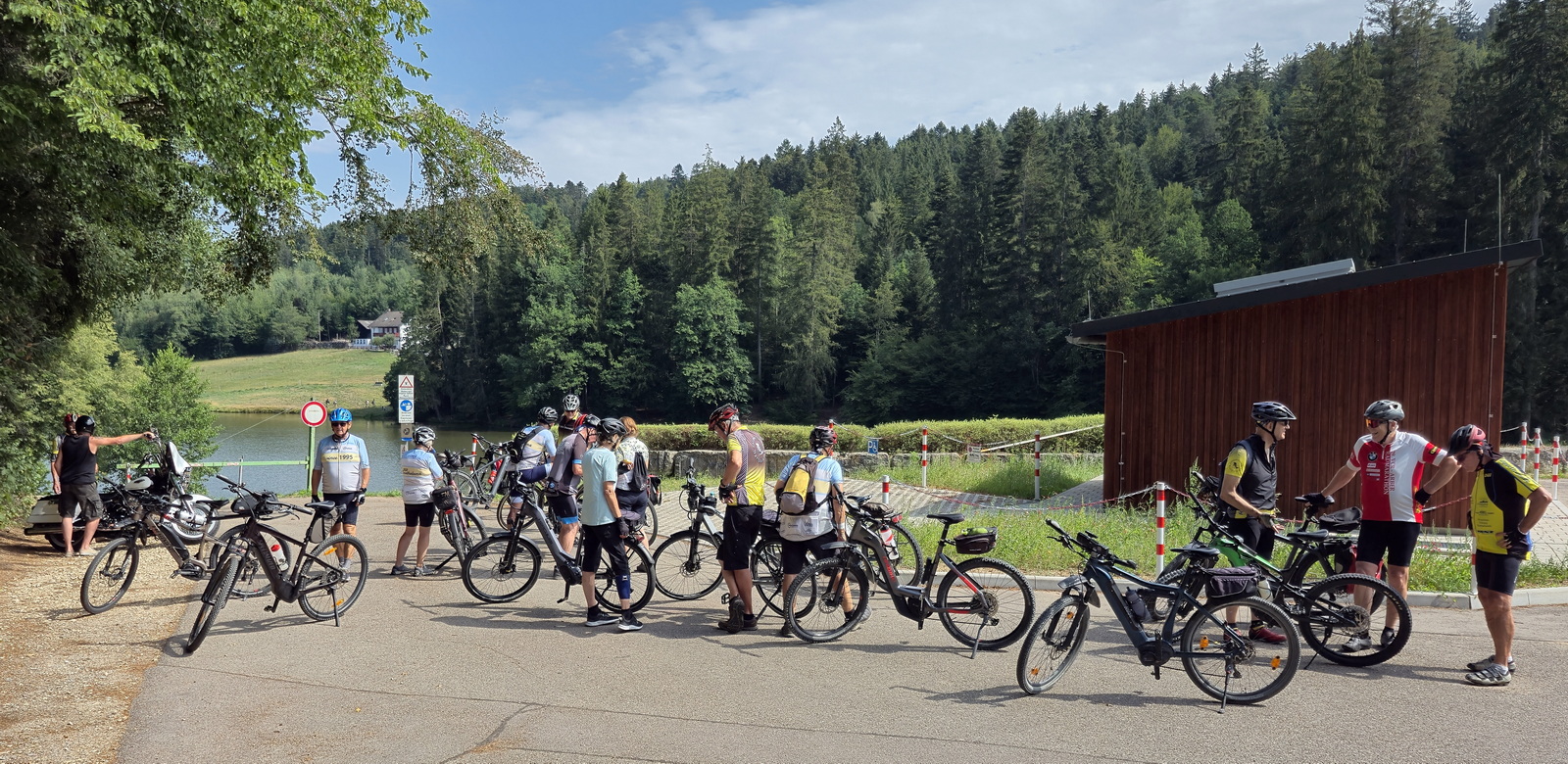 Mittwochsradler am Eisenbach-Stausee