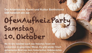 OfenAufheizParty am 10.10.2026